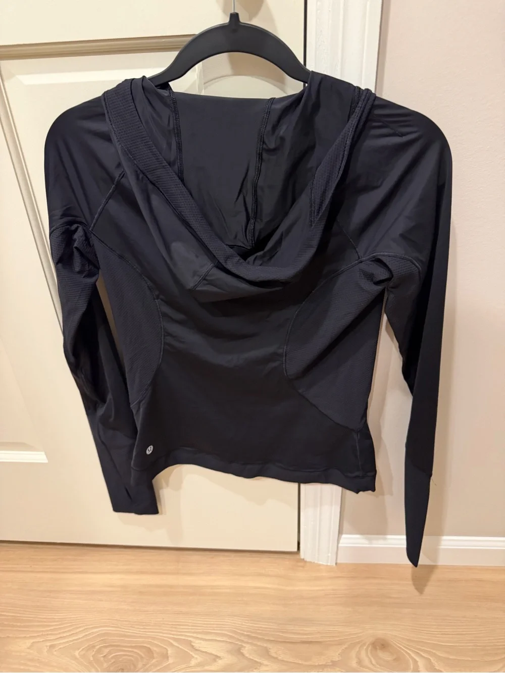 lululemon athletica Black Half-Zip Hooded Training Top